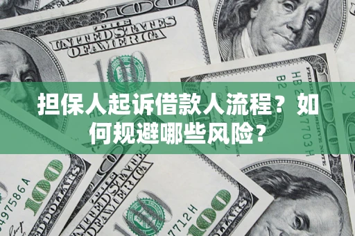 北京担保人起诉借款人流程？如何规避哪些风险？