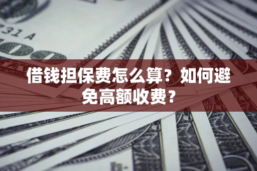 北京借钱担保费怎么算？如何避免高额收费？
